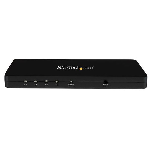 StarTech.com ST124HD4K - HDMI - 4x HDMI - 3840x2160 - Aluminium - 5 m