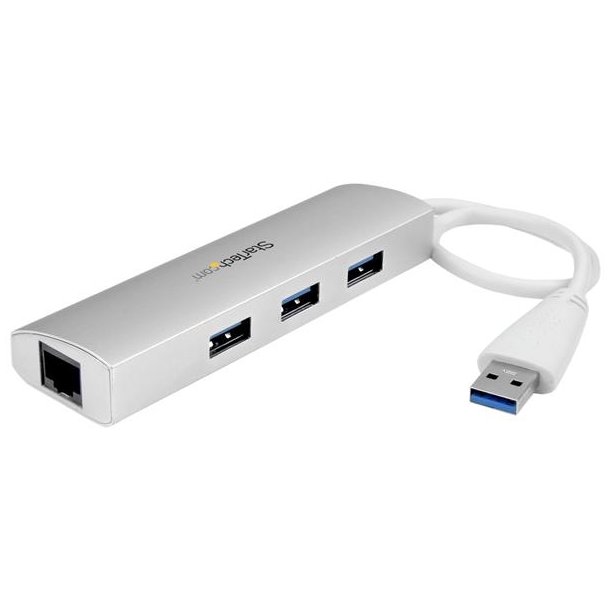 StarTech.com ST3300G3UA - Ledningsfrt - USB - Ethernet - 5000 Mbit/s