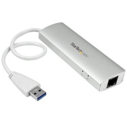 StarTech.com ST3300G3UA - Ledningsfrt - USB - Ethernet - 5000 Mbit/s