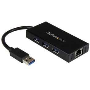 StarTech.com ST3300GU3B - Ledningsfrt - USB - Ethernet - 5000 Mbit/s