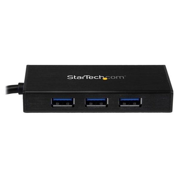 StarTech.com ST3300GU3B - Ledningsfrt - USB - Ethernet - 5000 Mbit/s