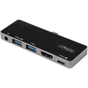StarTech.com Dockingstation - Ledningsf�rt - USB 3.2 Gen 1 (3.1 Gen 1) Type-C 4K Ultra HD