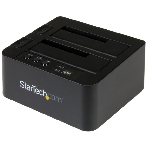 StarTech.com Kopienheder til Digitale Medier - HDD duplikator - 2 Kopier