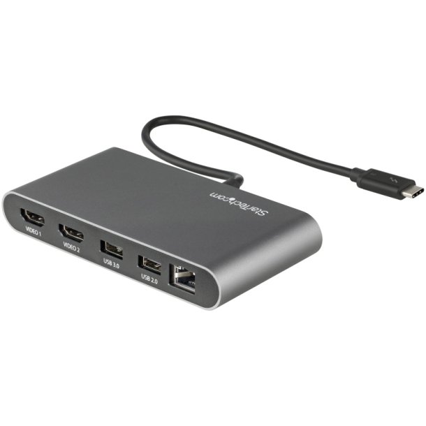 StarTech.com Dockingstation - Ledningsf�rt - Thunderbolt 3