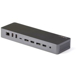 StarTech.com TB3CDK2DHUE - Ledningsfrt - Thunderbolt 3 - 96 W - 3,5 mm - 40 Gbit/sek.