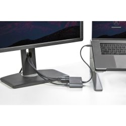 StarTech.com TB3DKM2DPL - Ledningsfrt - Thunderbolt 3 - 10,100,1000 Mbit/s - 5 Gbit/sek.