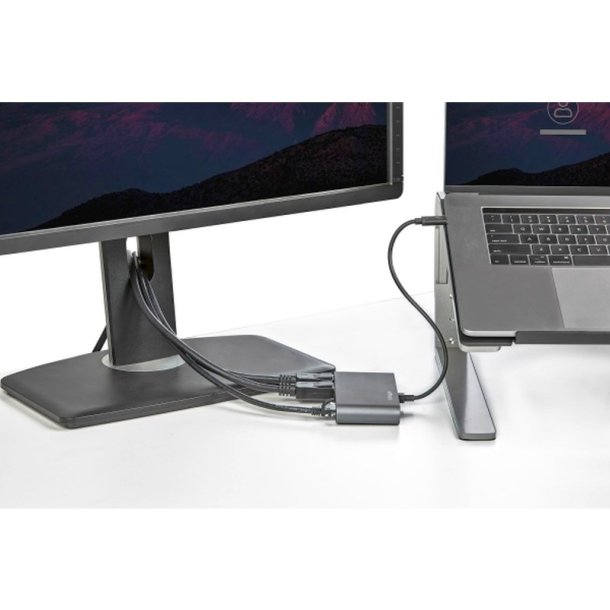 StarTech.com TB3DKM2DPL - Ledningsfrt - Thunderbolt 3 - 10,100,1000 Mbit/s - 5 Gbit/sek.