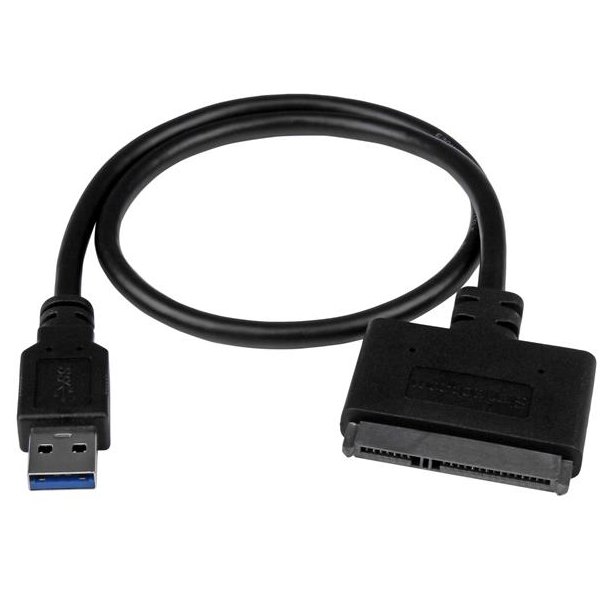 StarTech.com USB312SAT3CB - USB 3.1 A - SATA 7+15 pin - 0,5 m