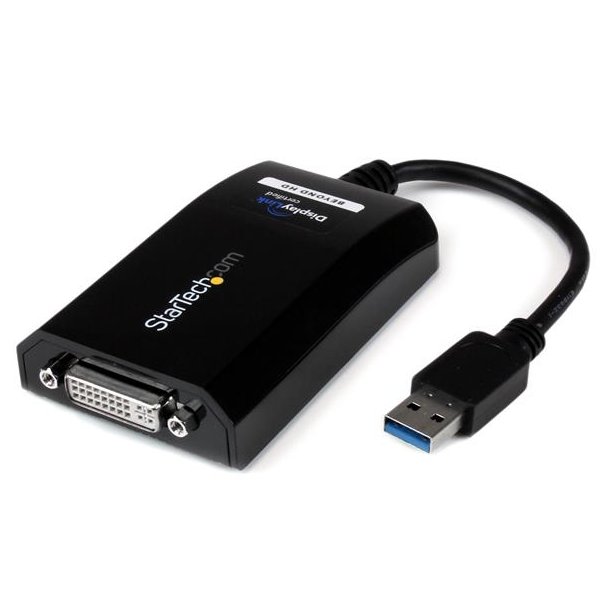 StarTech.com USB32DVIPRO - 3.2 Gen - USB Type-A - DVI-udgang - 2048x1152