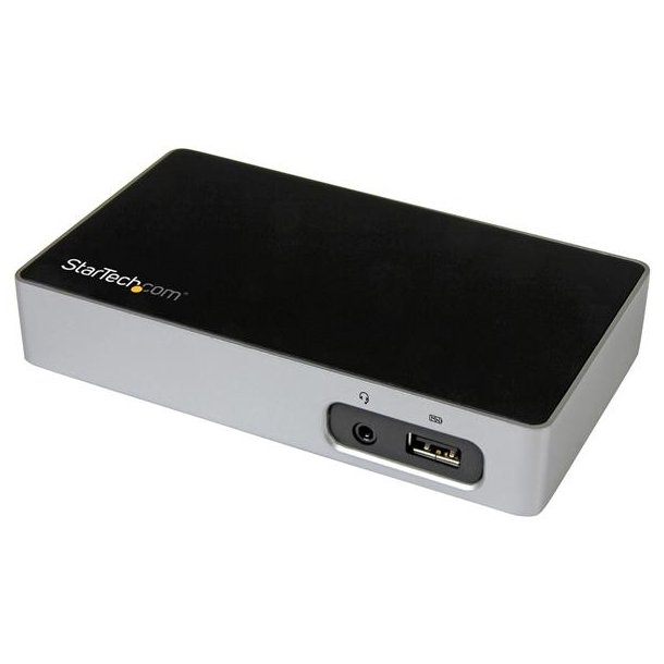 StarTech.com USB3VDOCK4DP - USB 3.2 Type-B - 10,100,1000 Mbit/s - 5 Gbit/sek.