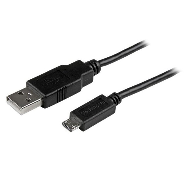 StarTech.com USBAUB1MBK - 1 m - USB A - Micro-USB B - USB 2.0 - 480 Mbit/s