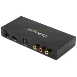 StarTech.com VID2HDCON2 - Aktiv videoomformer - Plast - 1280x720 - 720p
