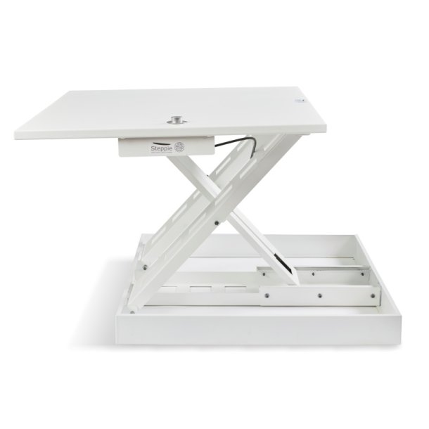 Steppie Desk riser - Justerbart mobilt hve/snkebord - Hvid