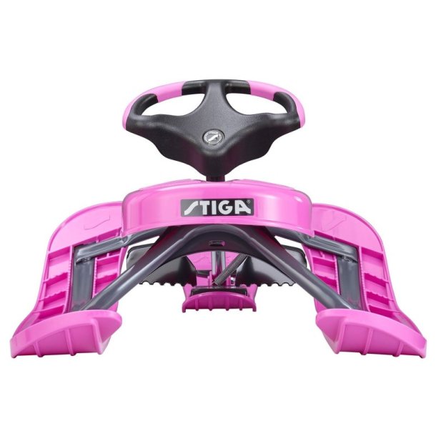 Stiga Sports k�lk med rat SnowRacer Curve - pink