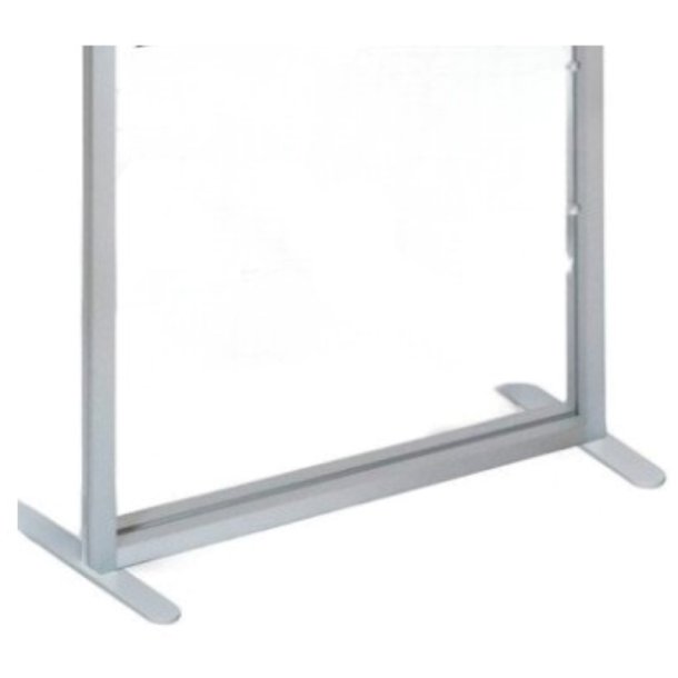 Vindues display - 10 x A4 liggende - komplet ramme Display hvid