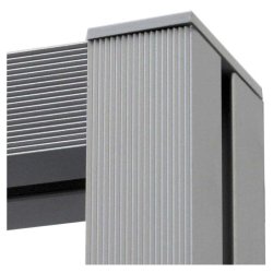 Vindues display - 10 x A4 liggende - komplet ramme Display hvid