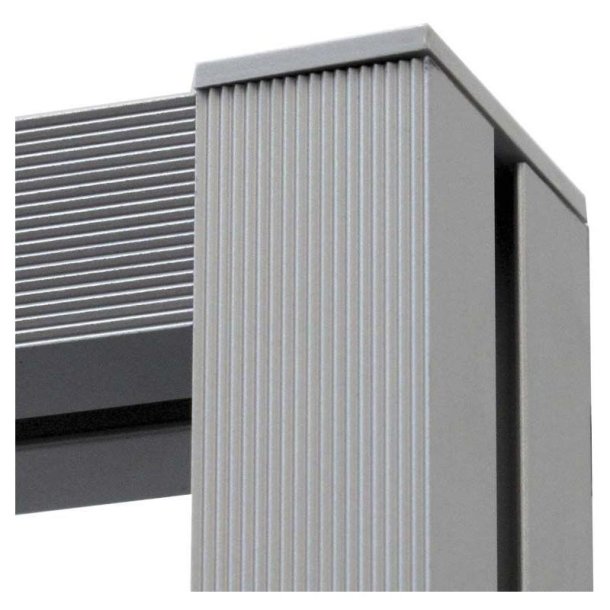 Vindues display - 10 x A4 liggende - komplet ramme Display hvid