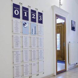 Appendo vinduesdisplay - st med 5 stk. A4 akryllommer i hjformat - Med kabler, clips og fittings