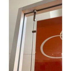 Vindues display - 20 x A4 st�ende - komplet ramme Display s�lv