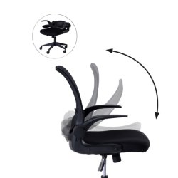 Sun-Flex Hideaway chair - kontorstol fleksibel Foldbar sort