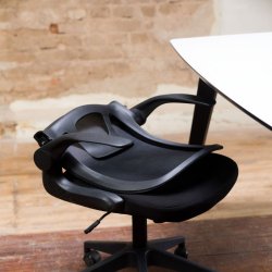 Sun-Flex Hideaway chair - kontorstol fleksibel Foldbar sort