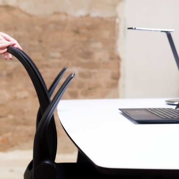 Sun-Flex Hideaway chair - kontorstol fleksibel Foldbar sort