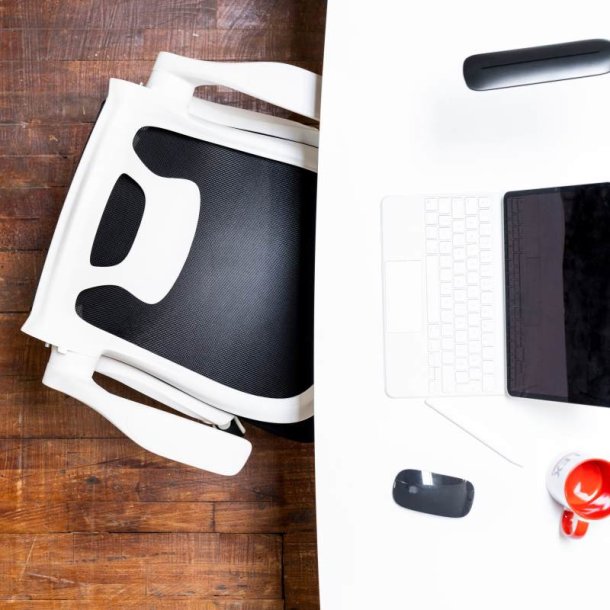 Sun-Flex Hideaway chair - kontorstol fleksibel Foldbar hvid