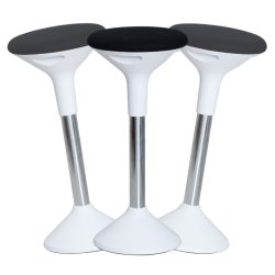 Sun-Flex Active Wobble - Balancestol i hvid - Hjdejusterbar