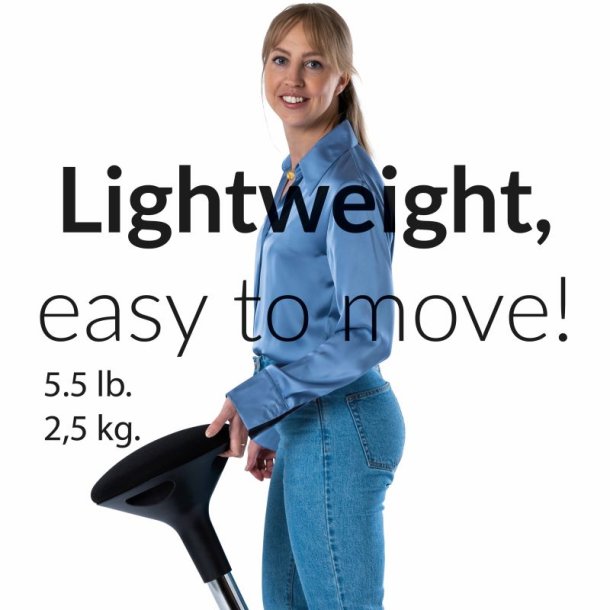 Sun-Flex Active Wobble - Balancestol i sort - Hjdejusterbar