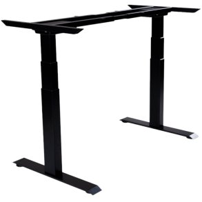 Sun-Flex H�ve S�nkestel 103-180cm - DeskFrame VI - sort stel