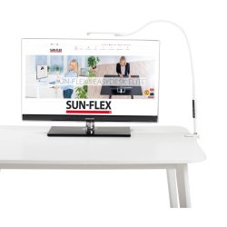 Sun-Flex Skrivebordslampe - Desklite i Hvid - dmpbar LED
