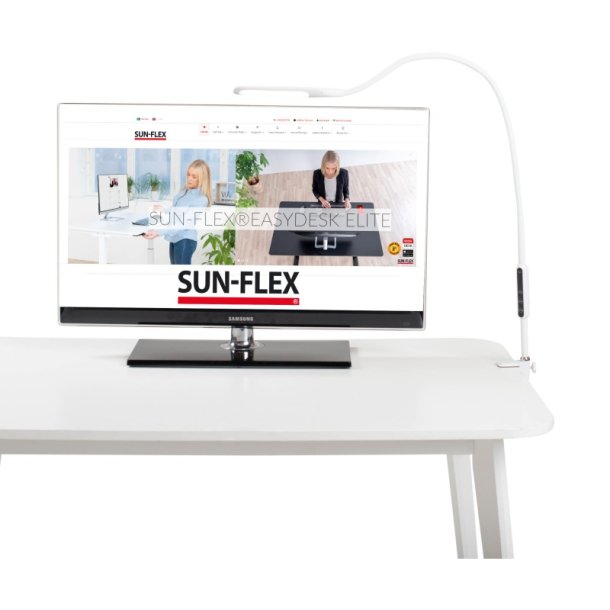 Sun-Flex Skrivebordslampe - Desklite i Hvid - dmpbar LED