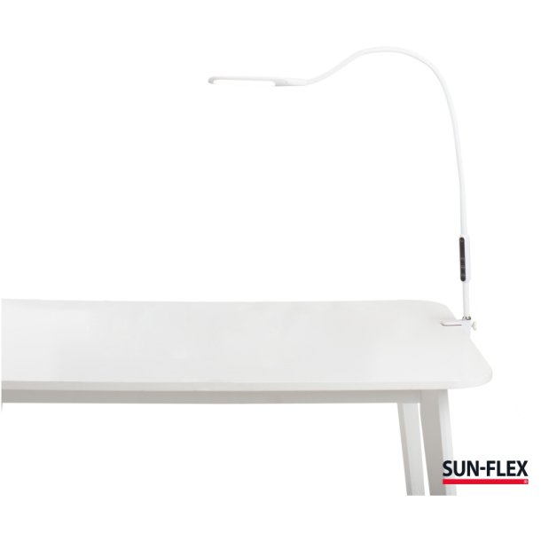 Sun-Flex Skrivebordslampe<br>Desklite i Hvid - Dmpbar LED