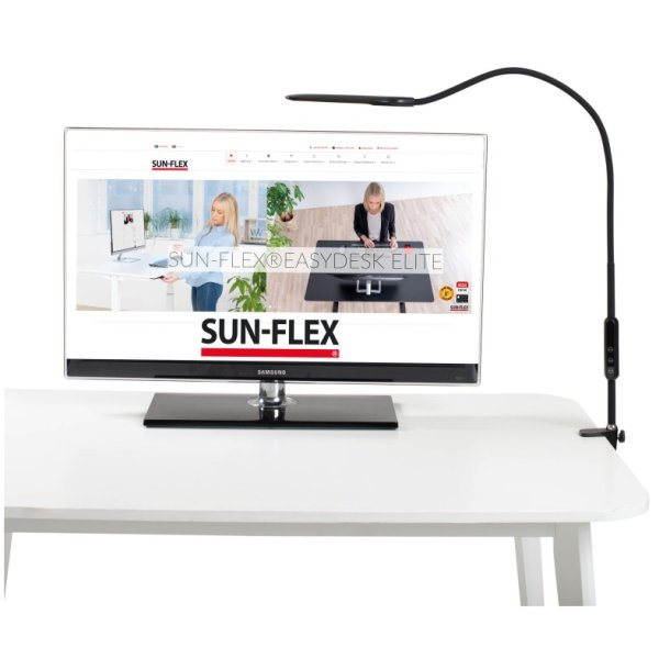 Sun-Flex Skrivebordslampe - Desklite i Sort - dmpbar LED