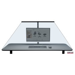 Sun-Flex Skrivebordslampe - Screenlite i Sort - dmpbar LED