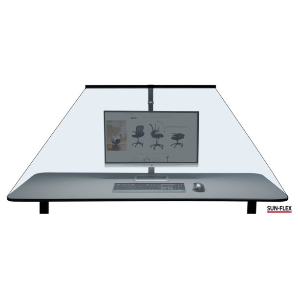Sun-Flex Skrivebordslampe - Screenlite i Sort - dmpbar LED