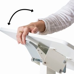 Sun-Flex Easy Desk Rise 60x52cm - Hve/snke skrivepult - hvid