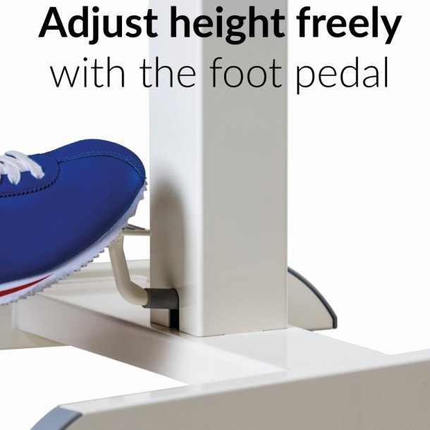 Sun-Flex Easy Desk Rise 60x52cm - Hve/snke skrivepult - hvid