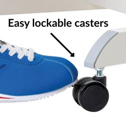 Sun-Flex Easy Desk Rise 60x52cm - Hve/snke skrivepult - hvid