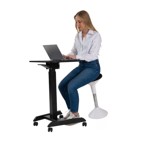 Sun-Flex Easy Desk Rise 60x52cm - Hve/snke skrivepult - Sort