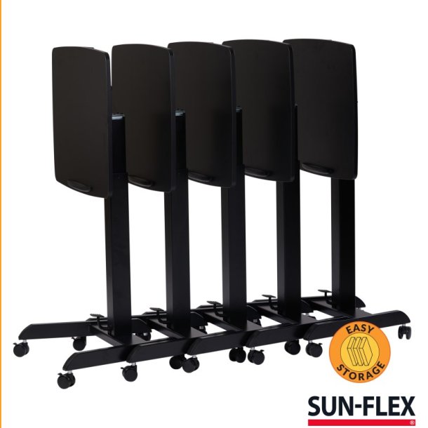 Sun-Flex Easy Desk Rise 60x52cm - Hve/snke skrivepult - Sort