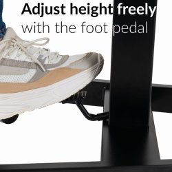 Sun-Flex Easy Desk Rise 60x52cm - Hve/snke skrivepult - Sort