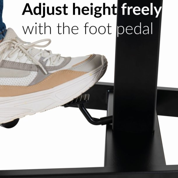 Sun-Flex Easy Desk Rise 60x52cm - Hve/snke skrivepult - Sort