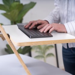 Sun-Flex Easy Desk Rise - Laptop stativ - hvid