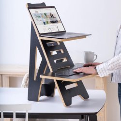 Sun-Flex Easy Desk Rise - Laptop stativ - sort