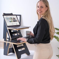 Sun-Flex Easy Desk Rise - Laptop stativ - sort