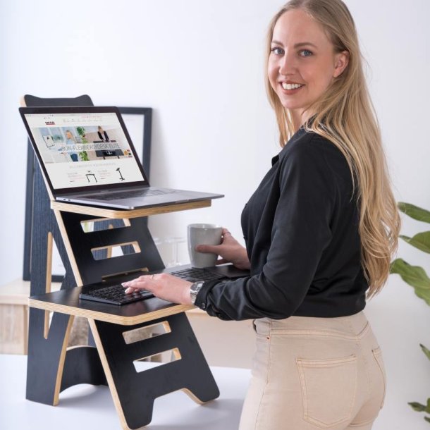 Sun-Flex Easy Desk Rise - Laptop stativ - sort