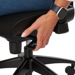 Sun-Flex Office Chair HB - Sort kontorstol med armln