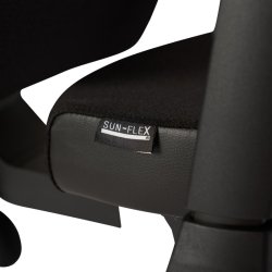 Sun-Flex Office Chair HB - Sort kontorstol med armln