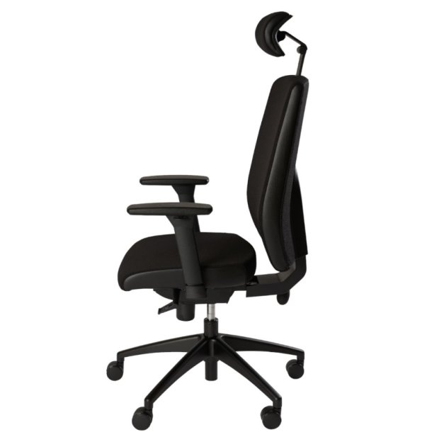 Sun-Flex Office Chair HB - Sort kontorstol med armln